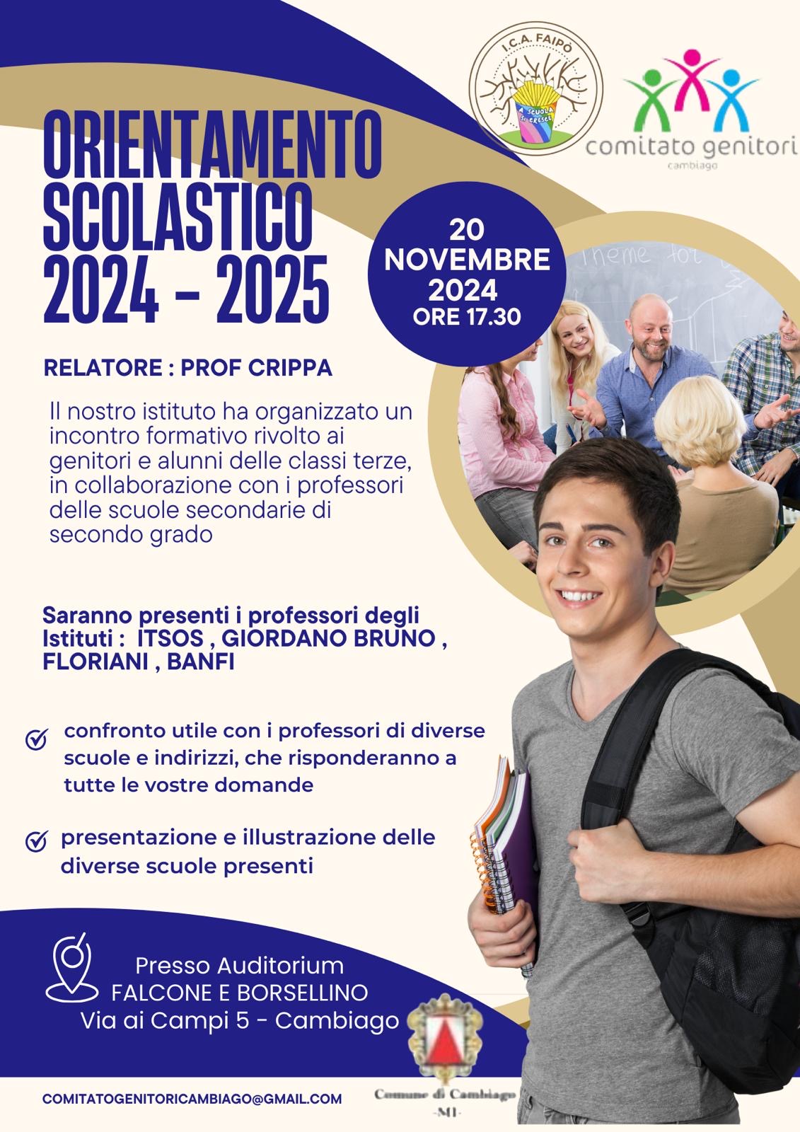 Orientamento scolastico 2024-2025